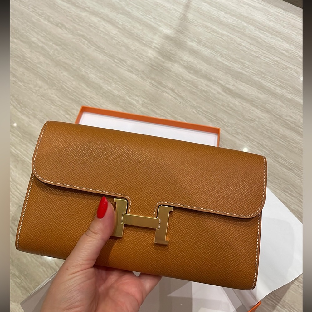 Hermes constant Crossbody Tan Leather